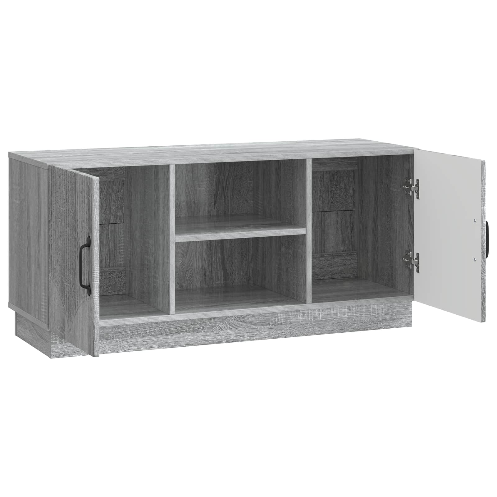 TV-kast Grijs sonoma 102 x 34,5 x 47 cm Bewerkt hout