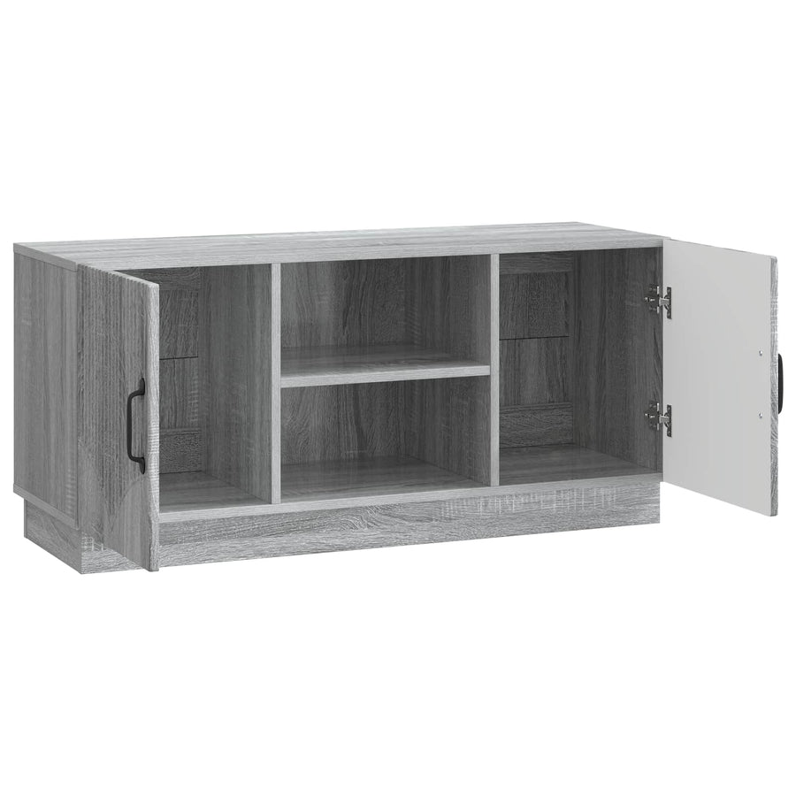 TV-kast Grijs sonoma 102 x 34,5 x 47 cm Bewerkt hout