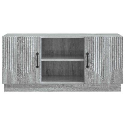 TV-kast Grijs sonoma 102 x 34,5 x 47 cm Bewerkt hout
