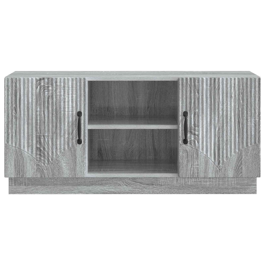 TV-kast Grijs sonoma 102 x 34,5 x 47 cm Bewerkt hout