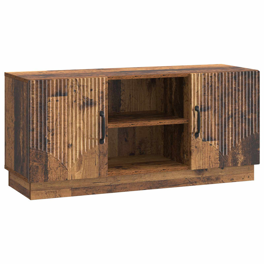 TV-kast Oud hout 102 x 34,5 x 47 cm Bewerkt hout