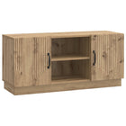 Tv-kast 102x34,5x47 cm bewerkt hout
