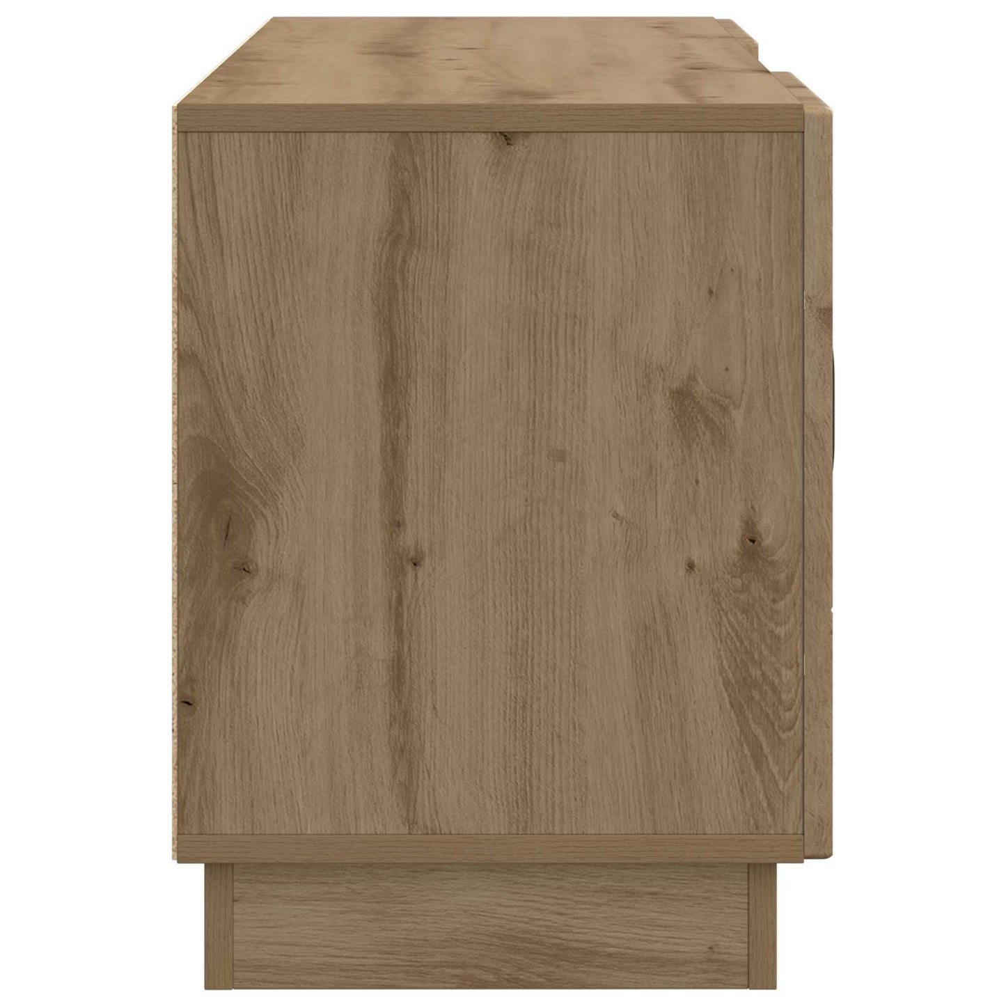 TV-kast Artisanaal eiken 102 x 34,5 x 47 cm Bewerkt hout