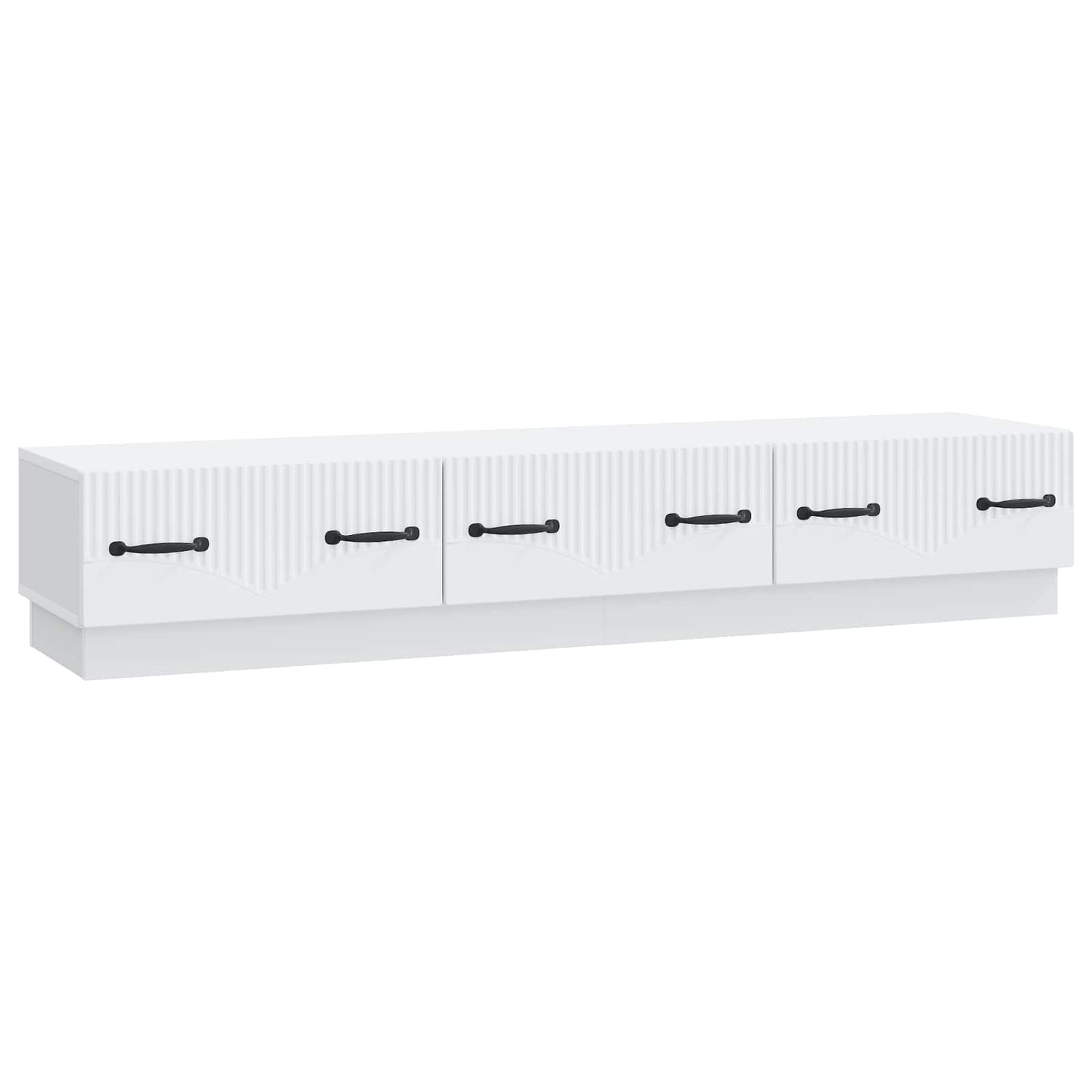 TV-kast met lade Wit 147 x 34,5 x 27 cm Bewerkt hout