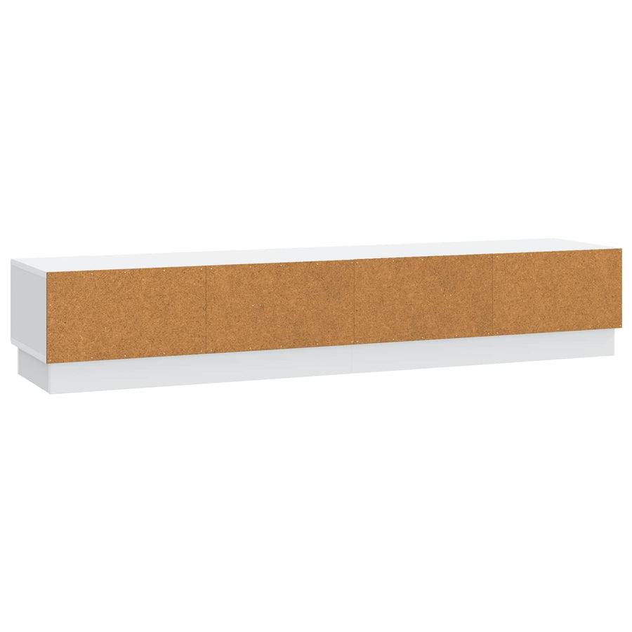 TV-kast met lade Wit 147 x 34,5 x 27 cm Bewerkt hout