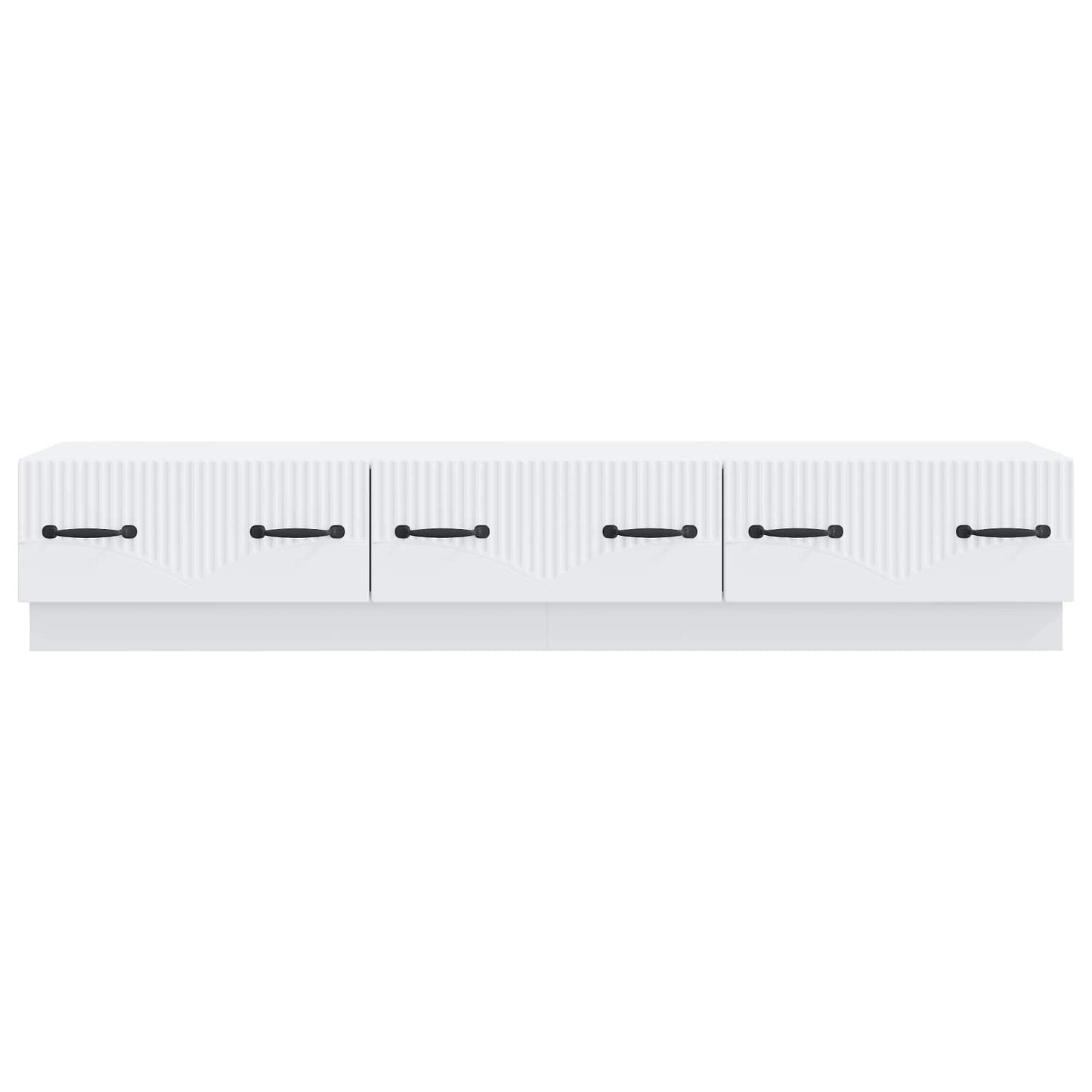 TV-kast met lade Wit 147 x 34,5 x 27 cm Bewerkt hout