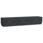 TV-kast 147x34,5x27 cm zwart bewerkt hout