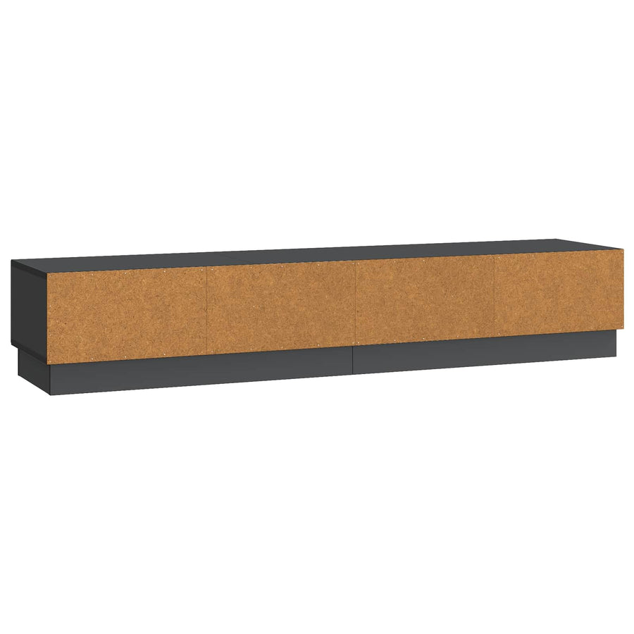 TV-kast met lade Zwart 147 x 34,5 x 27 cm Bewerkt hout