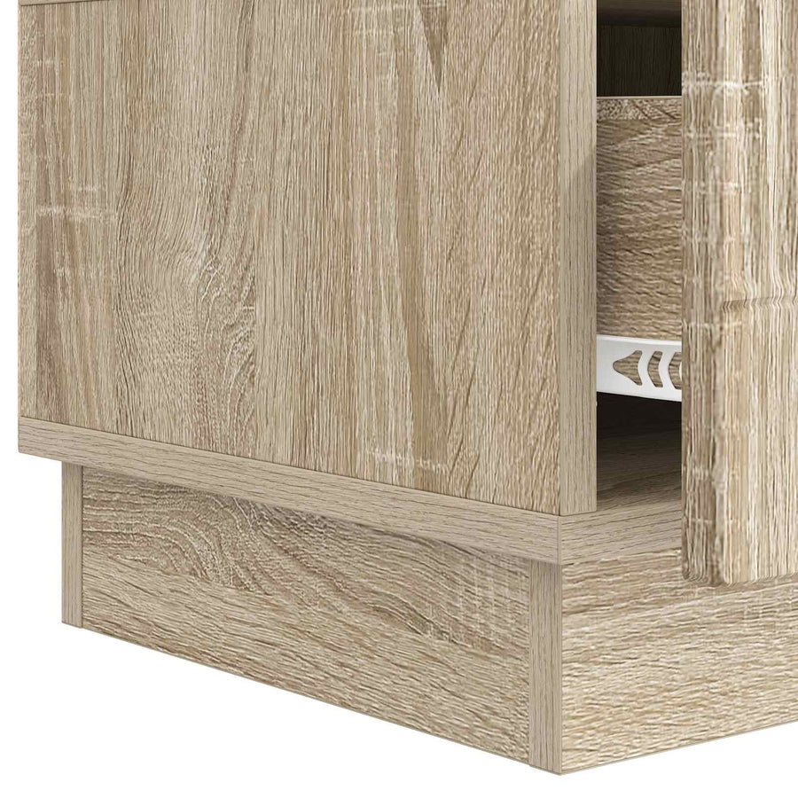 TV-kast met lade Sonoma Eiken 147 x 34,5 x 27 cm Bewerkt hout