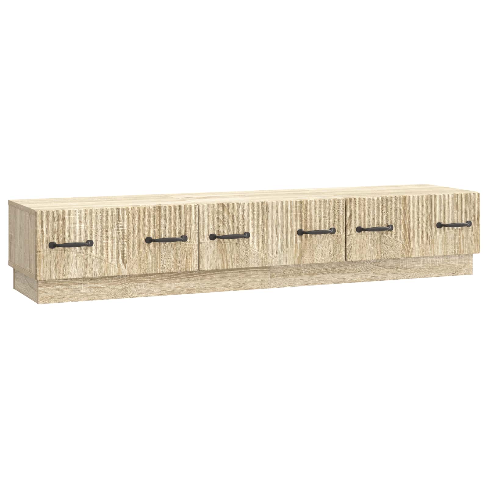 TV-kast met lade Sonoma Eiken 147 x 34,5 x 27 cm Bewerkt hout