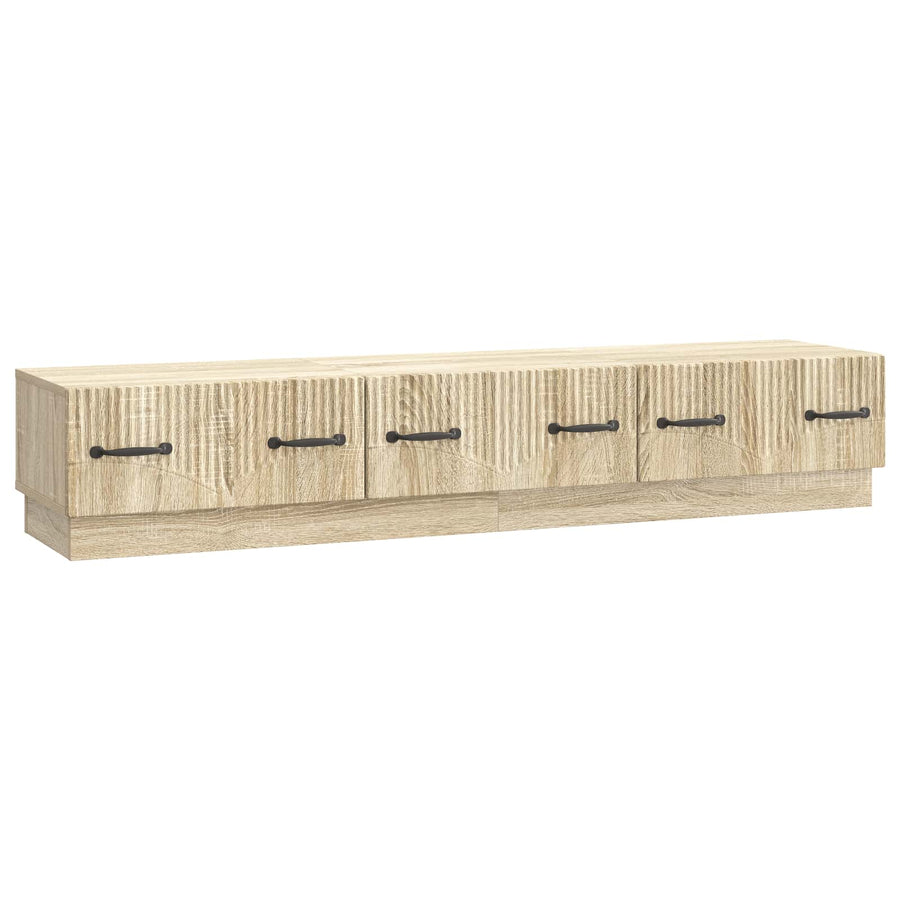 TV-kast met lade Sonoma Eiken 147 x 34,5 x 27 cm Bewerkt hout
