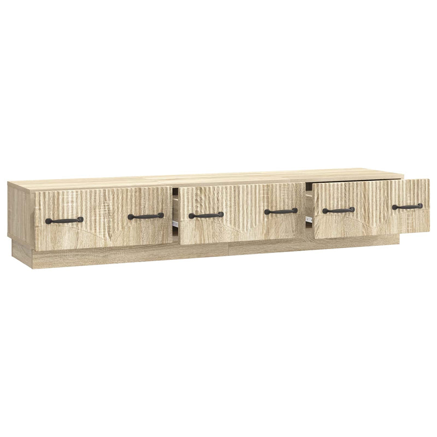 TV-kast met lade Sonoma Eiken 147 x 34,5 x 27 cm Bewerkt hout