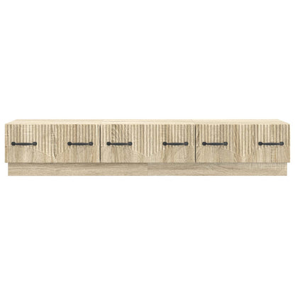 TV-kast met lade Sonoma Eiken 147 x 34,5 x 27 cm Bewerkt hout
