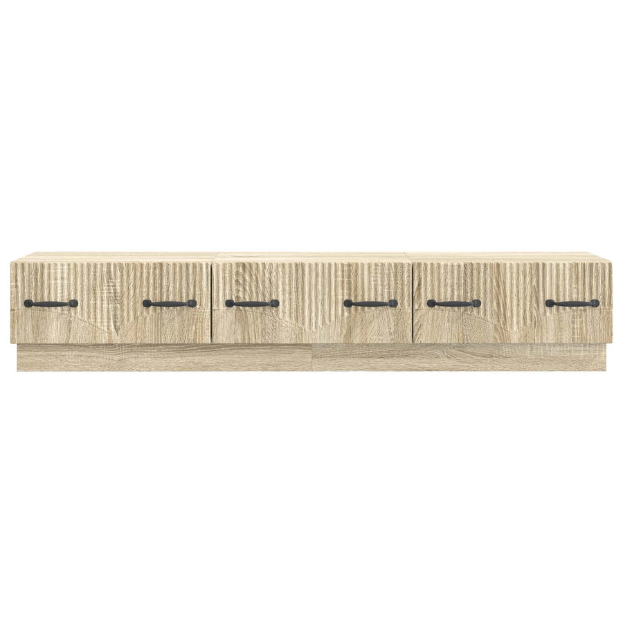 TV-kast met lade Sonoma Eiken 147 x 34,5 x 27 cm Bewerkt hout