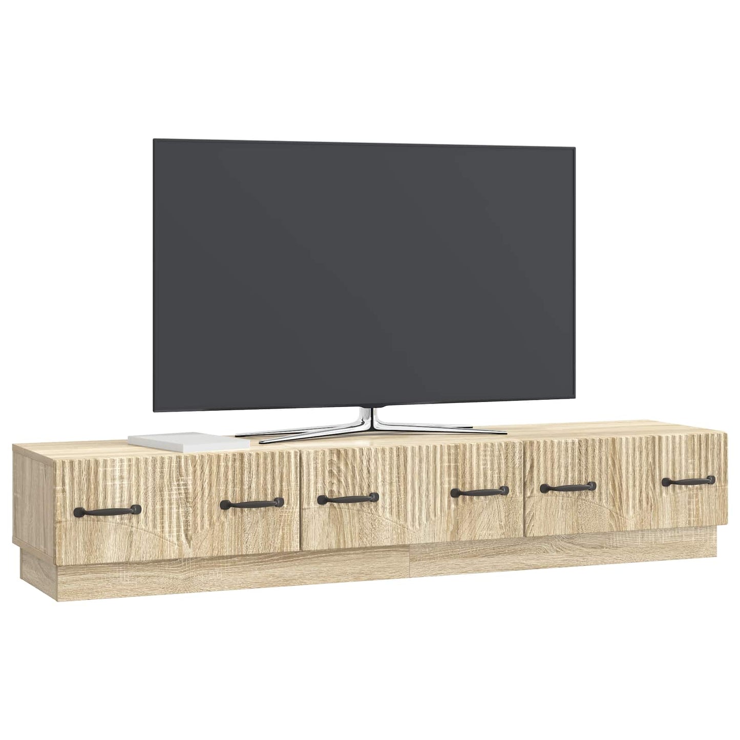 TV-kast met lade Sonoma Eiken 147 x 34,5 x 27 cm Bewerkt hout
