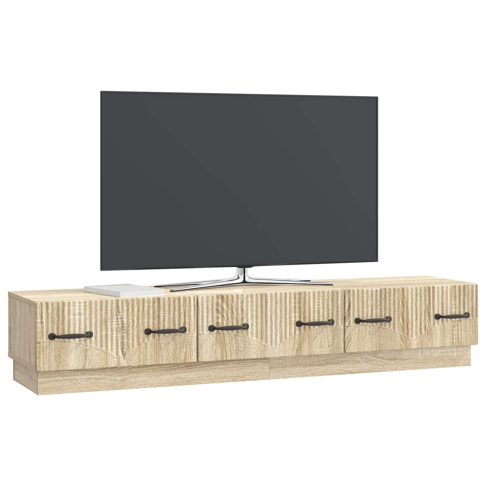 TV-kast met lade Sonoma Eiken 147 x 34,5 x 27 cm Bewerkt hout