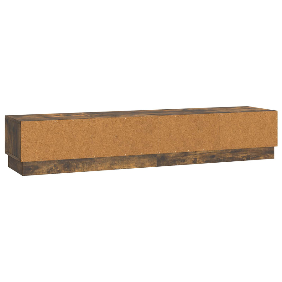TV-kast met lade Gerookt eiken 147 x 34,5 x 27 cm Bewerkt hout