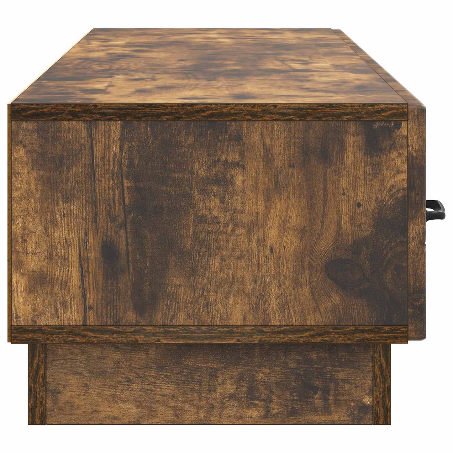 TV-kast met lade Gerookt eiken 147 x 34,5 x 27 cm Bewerkt hout