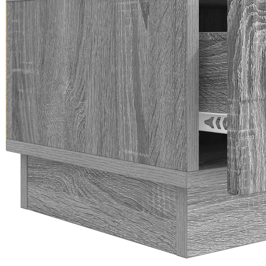 TV-kast met lade Grijs sonoma 147 x 34,5 x 27 cm Bewerkt hout