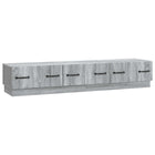 TV-kast 147x34,5x27 cm grijs sonoma bewerkt hout