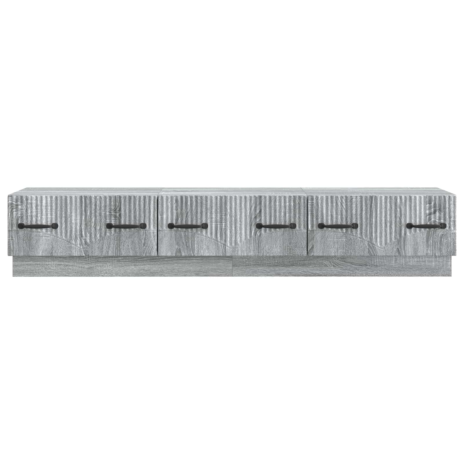TV-kast met lade Grijs sonoma 147 x 34,5 x 27 cm Bewerkt hout