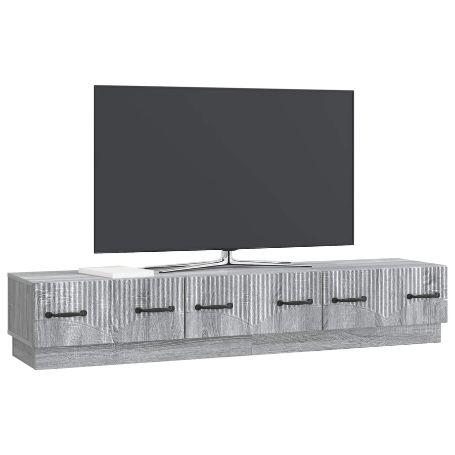 TV-kast met lade Grijs sonoma 147 x 34,5 x 27 cm Bewerkt hout