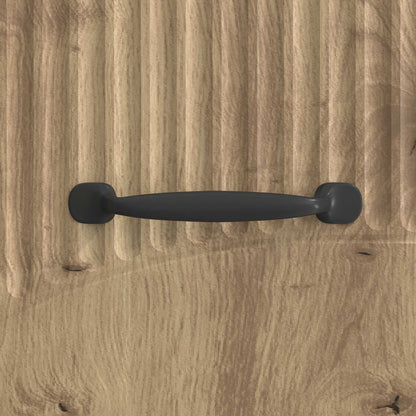 TV-kast Artisanaal eiken 147 x 34,5 x 27 cm Bewerkt hout