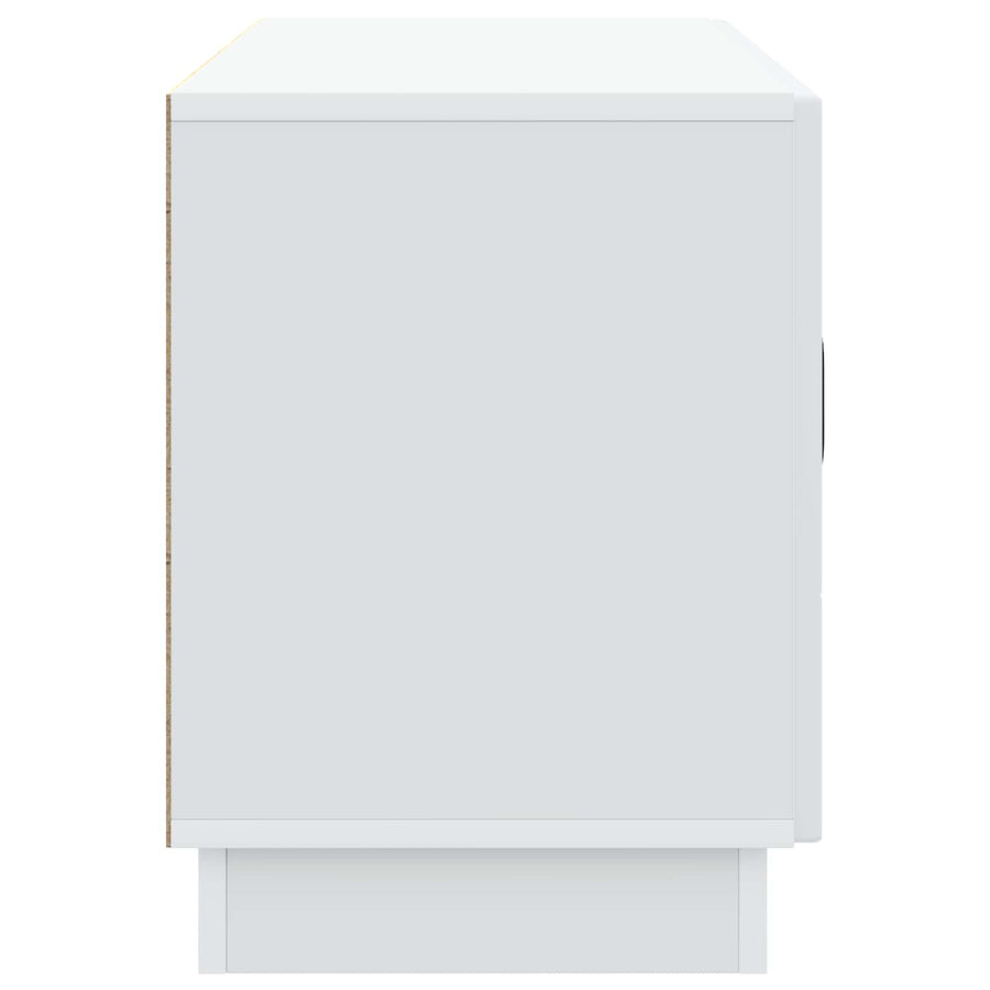 TV-kast Wit 99 x 34,5 x 47 cm Bewerkt hout