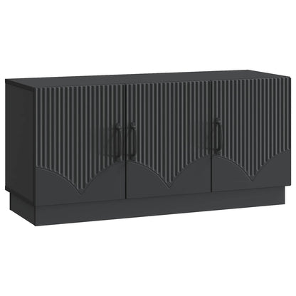 TV-kast Zwart 99 x 34,5 x 47 cm Bewerkt hout