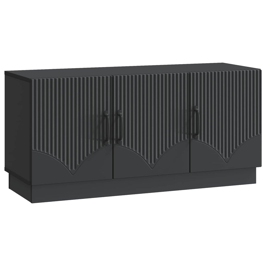 TV-kast Zwart 99 x 34,5 x 47 cm Bewerkt hout