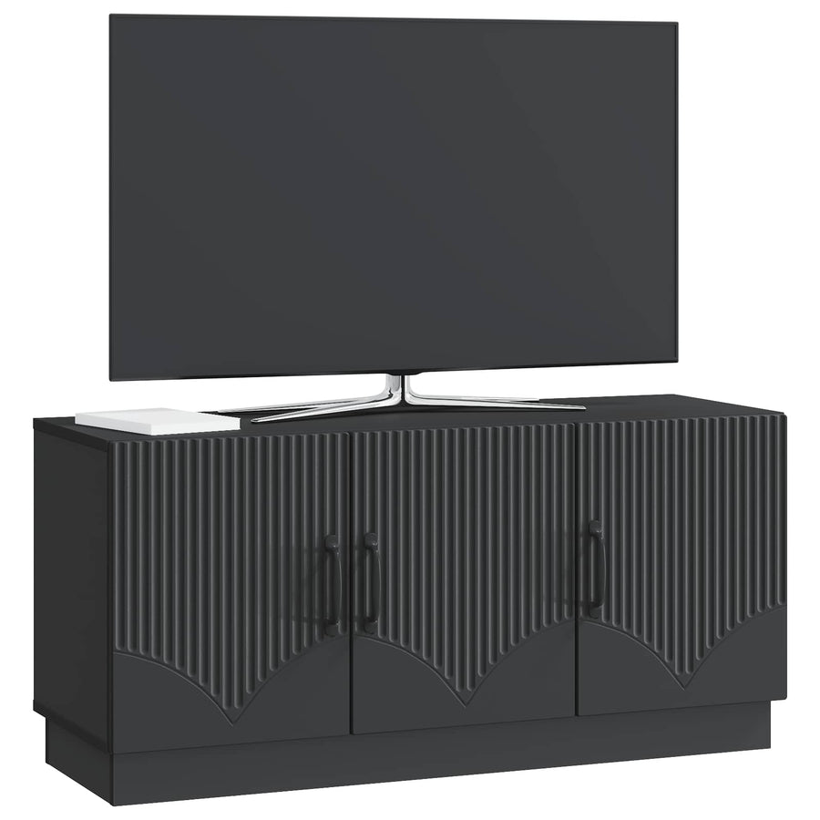TV-kast Zwart 99 x 34,5 x 47 cm Bewerkt hout