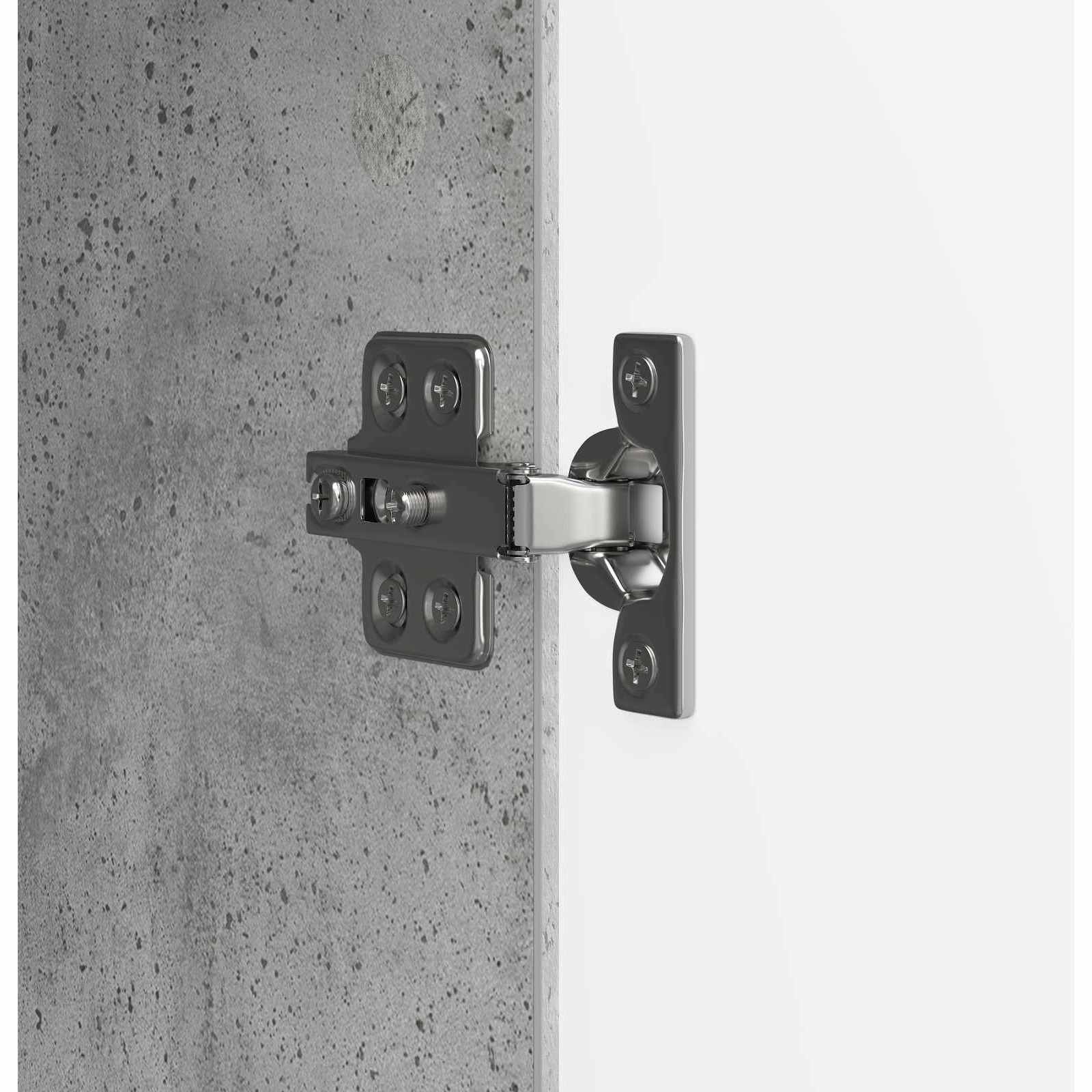 TV-kast Betongrijs 99 x 34,5 x 47 cm Bewerkt hout