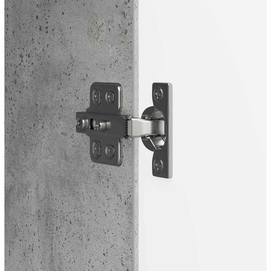 TV-kast Betongrijs 99 x 34,5 x 47 cm Bewerkt hout