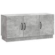 Tv-kast 99x34,5x47 cm betongrijs bewerkt hout