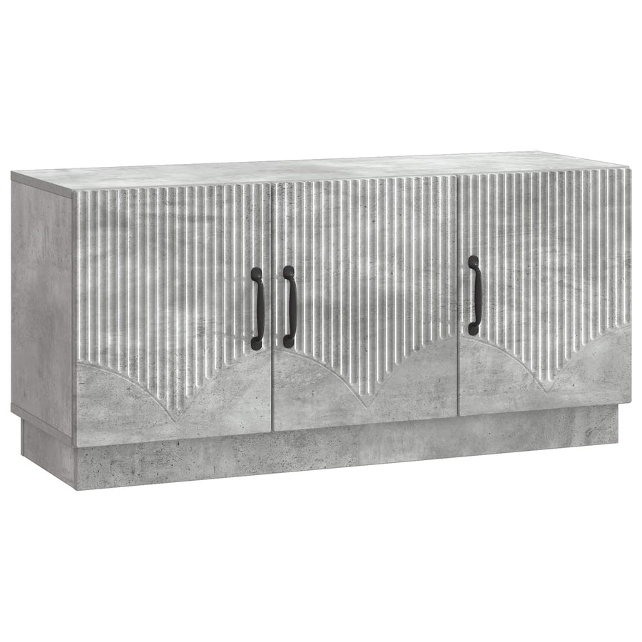 TV-kast Betongrijs 99 x 34,5 x 47 cm Bewerkt hout