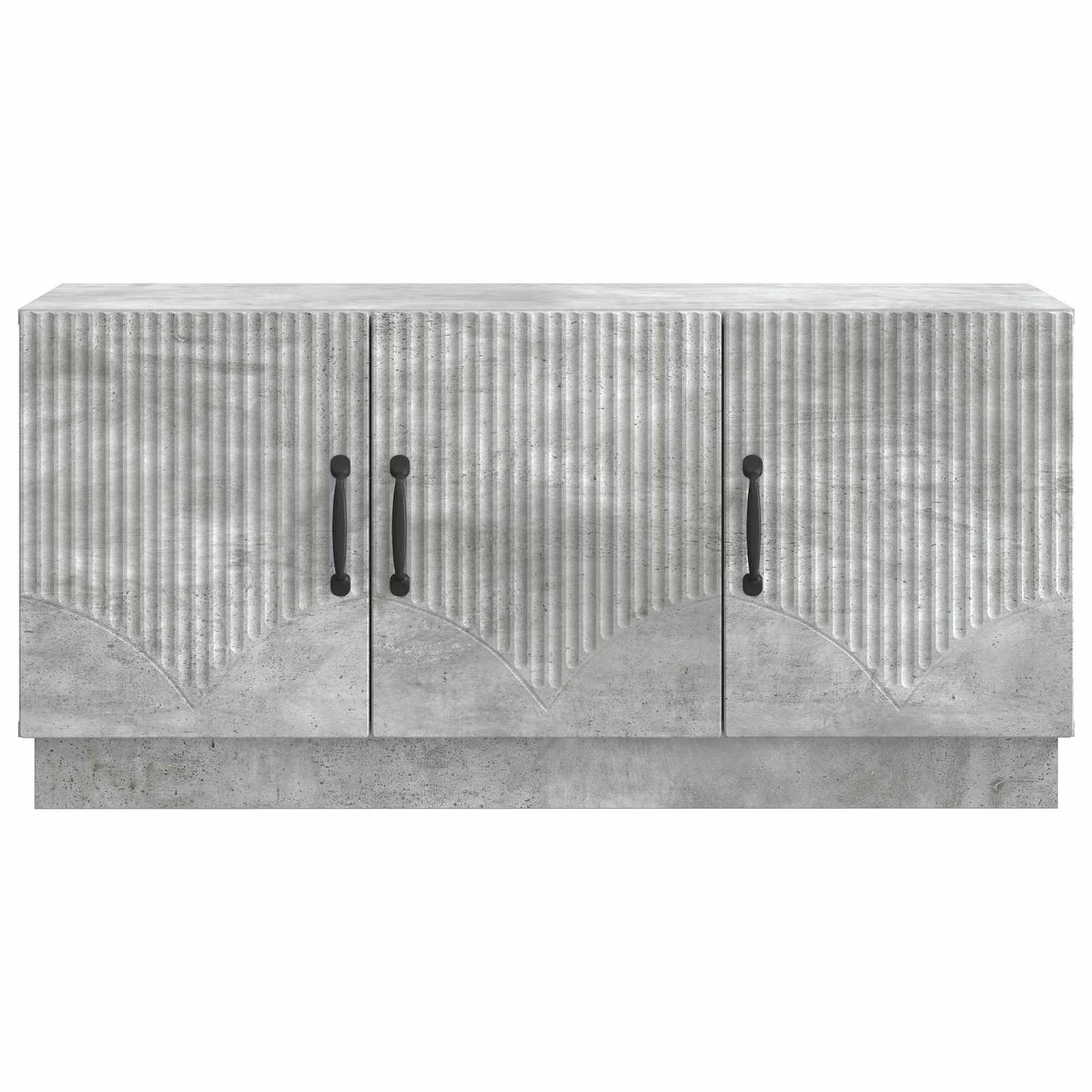 TV-kast Betongrijs 99 x 34,5 x 47 cm Bewerkt hout