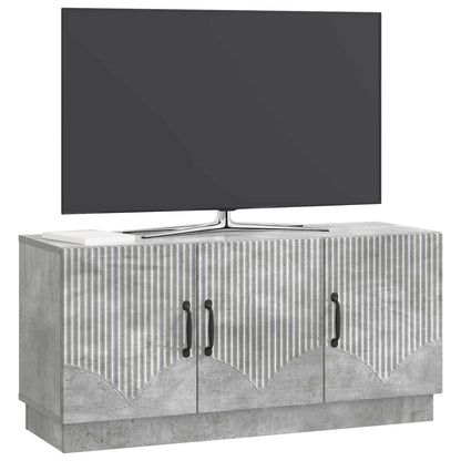 TV-kast Betongrijs 99 x 34,5 x 47 cm Bewerkt hout
