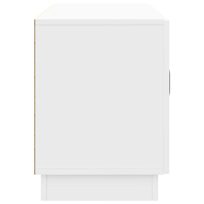 TV-kast Hoogglans Wit 99 x 34,5 x 47 cm Bewerkt hout