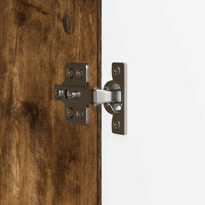 TV-kast Gerookt eiken 99 x 34,5 x 47 cm Bewerkt hout