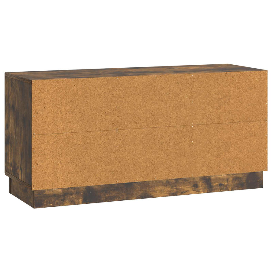 TV-kast Gerookt eiken 99 x 34,5 x 47 cm Bewerkt hout