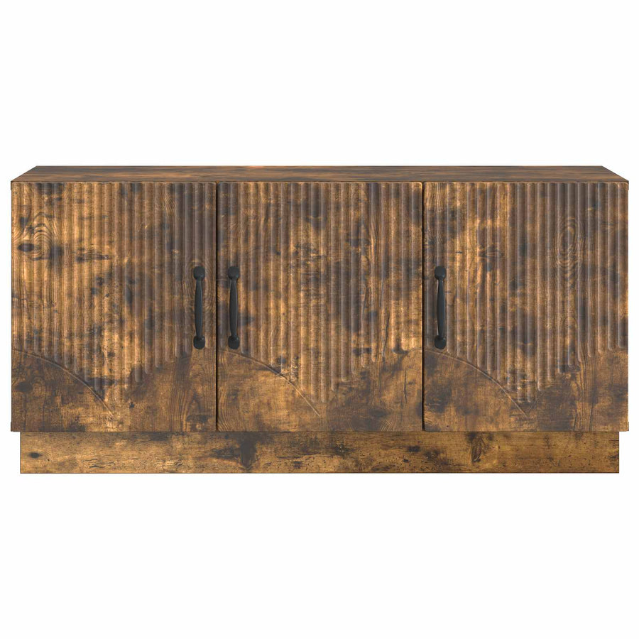 TV-kast Gerookt eiken 99 x 34,5 x 47 cm Bewerkt hout