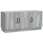 TV-kast 99x34,5x47 cm grijs sonoma bewerkt hout