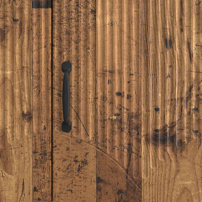 TV-kast Oud hout 99 x 34,5 x 47 cm Bewerkt hout
