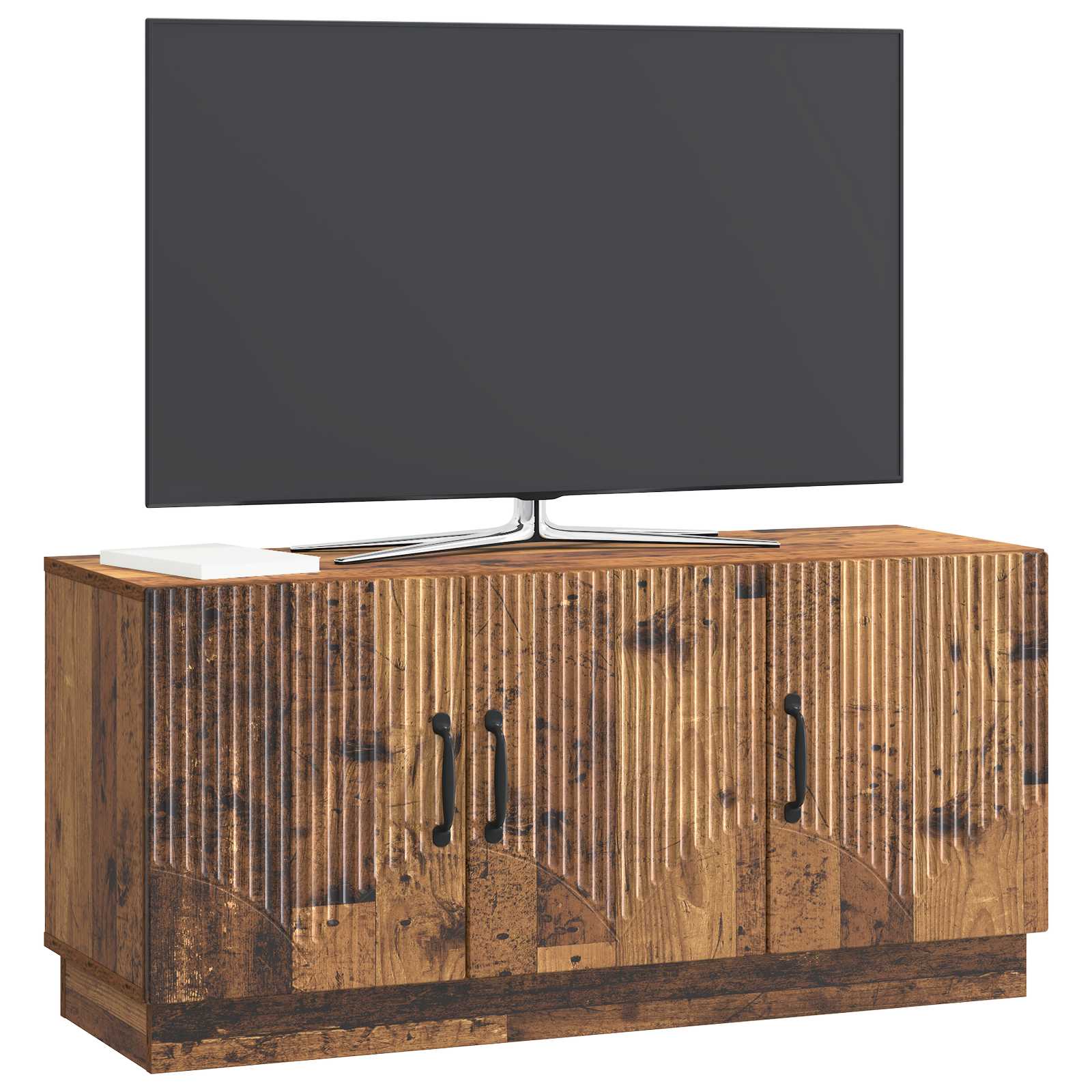 TV-kast Oud hout 99 x 34,5 x 47 cm Bewerkt hout