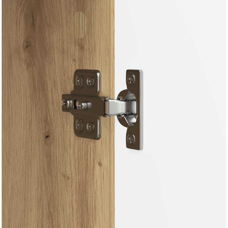 TV-kast Artisanaal eiken 99 x 34,5 x 47 cm Bewerkt hout