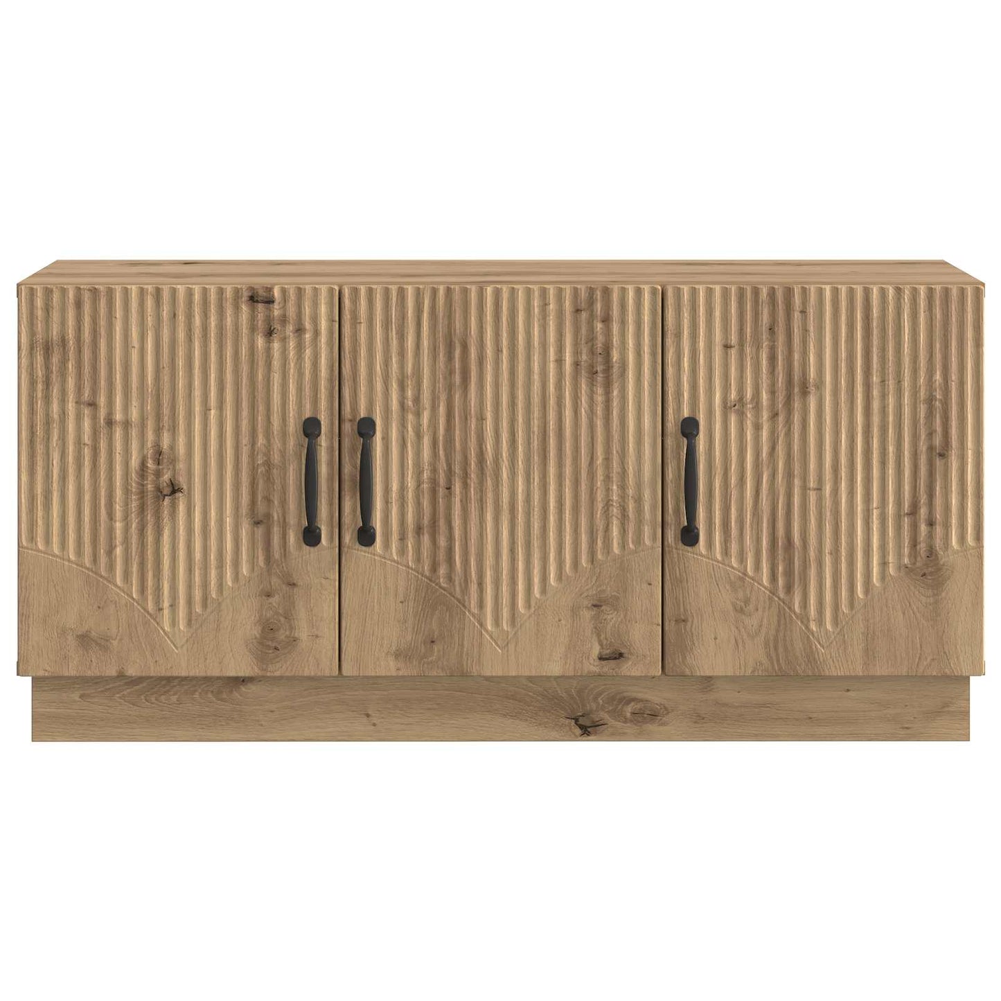 TV-kast Artisanaal eiken 99 x 34,5 x 47 cm Bewerkt hout