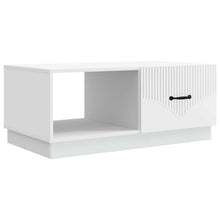 Salontafel Wit 90 x 50 x 37 cm Bewerkt hout