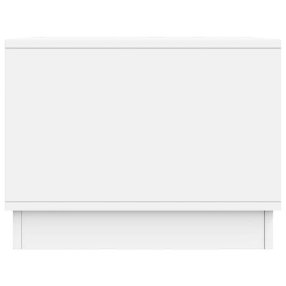 Salontafel Wit 90 x 50 x 37 cm Bewerkt hout