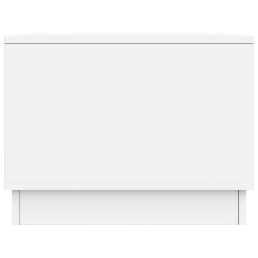 Salontafel Wit 90 x 50 x 37 cm Bewerkt hout