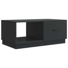 Salontafel Zwart 90 x 50 x 37 cm Bewerkt hout